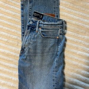 Abercrombie & Fitch Light Blue Slim Straight Jeans